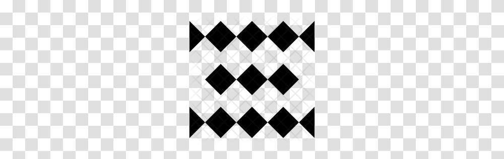 Premium Checkered Sign Icon Download, Pattern, Rug, Fractal, Ornament Transparent Png