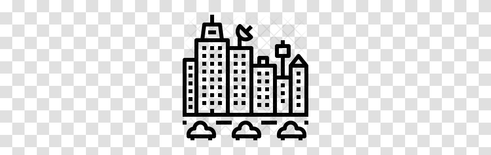 Premium Cityscape Icon Download, Rug, Pattern Transparent Png