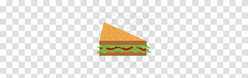 Premium Club Sandwich Icon Download, Food, Rug, Triangle Transparent Png