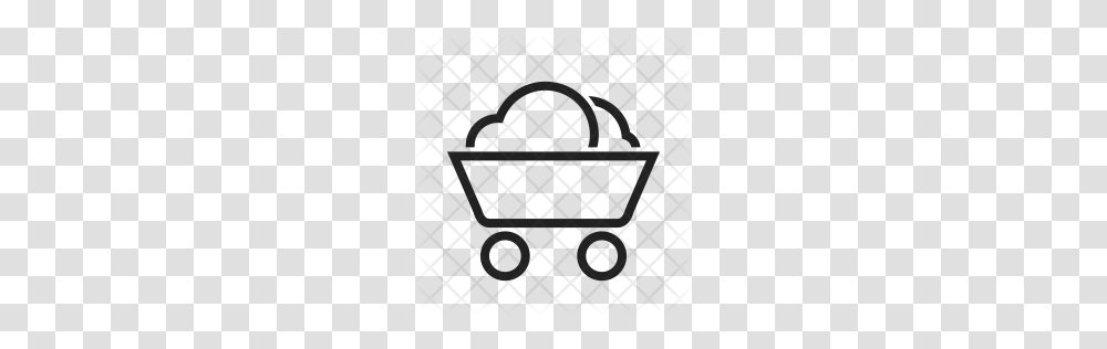 Premium Coal Icon Download, Rug, Shopping Cart, Texture, Grille Transparent Png