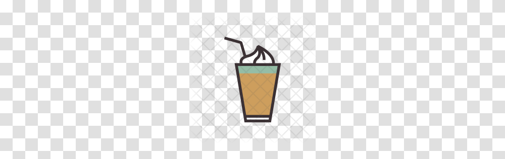 Premium Coffee Shake Icon Download, Rug, Light Transparent Png