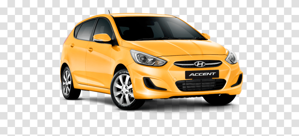 Premium Compact Hyundai Accent Yellow V2 Hyundai Accent Sport Hatchback 2017, Car, Vehicle, Transportation, Automobile Transparent Png