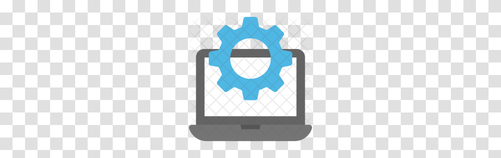 Premium Computer Settings Icon Download, Cross, Hole, Gear Transparent Png