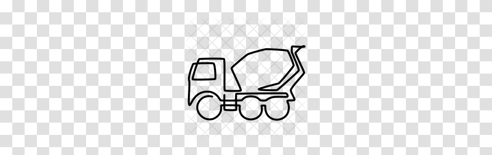 Premium Concrete Mixer Icon Download, Rug, Pattern Transparent Png