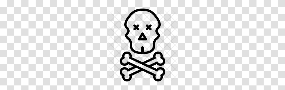 Premium Crossbones Icon Download, Pattern, Rug Transparent Png