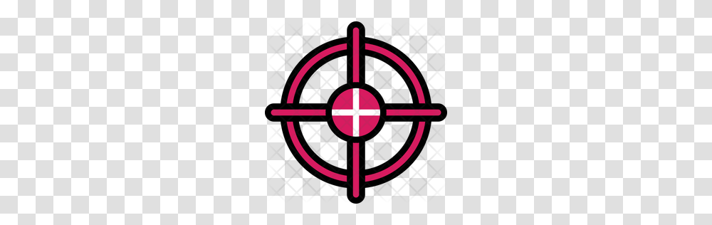 Premium Crosshair Icon Download, Star Symbol, Emblem, Logo Transparent Png