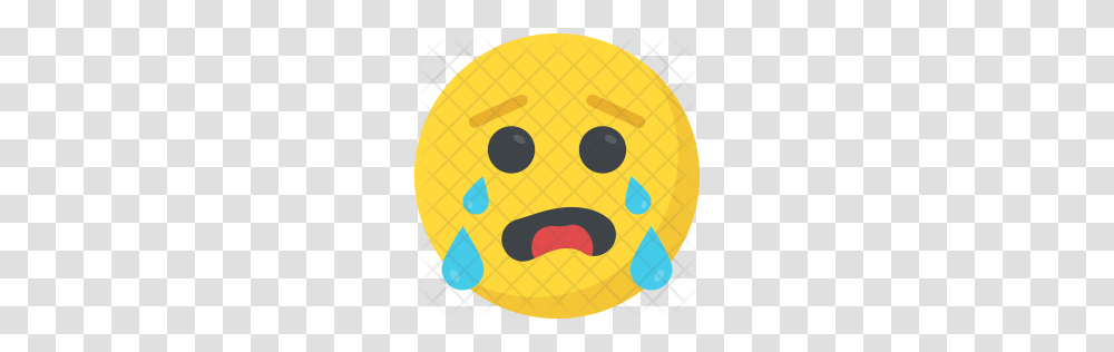Premium Crying Emoji Icon Download, Pac Man, Balloon, Food, Peeps Transparent Png