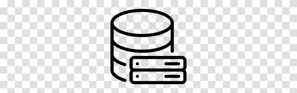 Premium Database Server Icon Download, Rug, Pattern, Texture, Grille Transparent Png