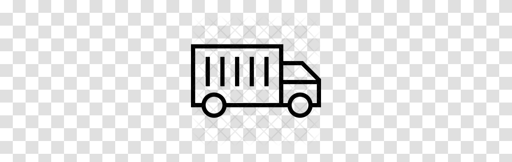 Premium Delivery Truck Icon Download, Rug, Pattern Transparent Png