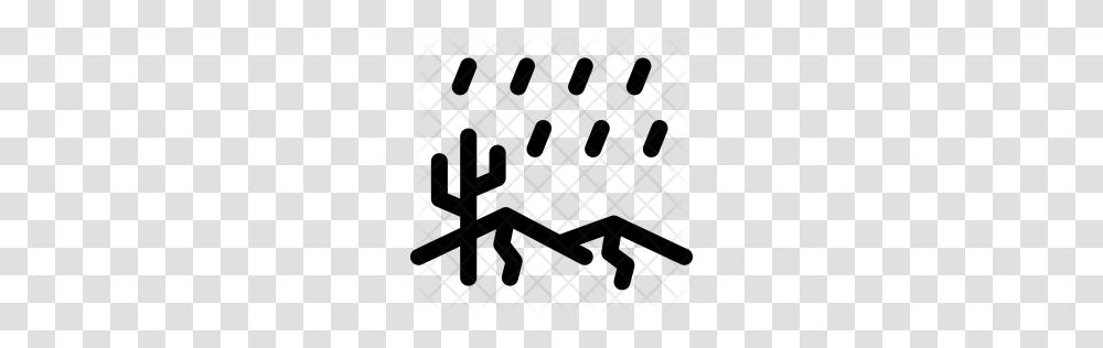 Premium Desert Rain Weather Fall Drop Plant Tree Icon, Pattern, Rug, Texture Transparent Png