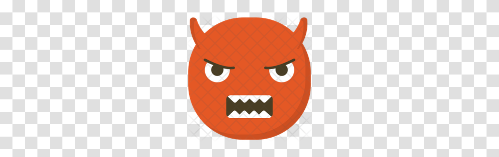Premium Devil Emoji Icon Download, Pac Man Transparent Png