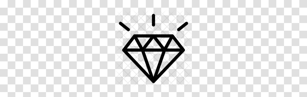 Premium Diamond Icon Download, Pattern, Rug, Texture Transparent Png