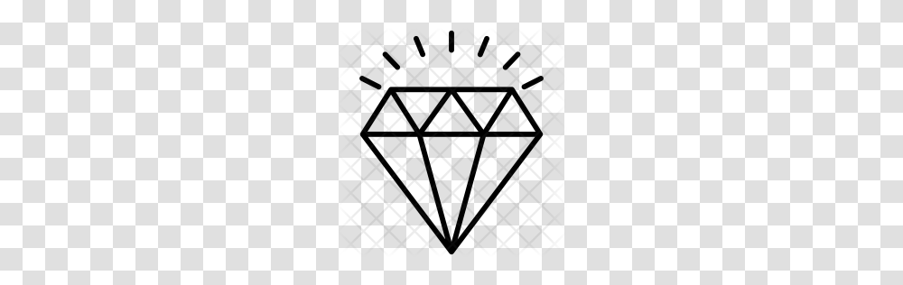 Premium Diamond Icon Download, Rug, Pattern Transparent Png