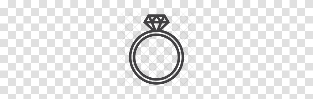 Premium Diamond Ring Icon Download, Rug, Grille, Logo Transparent Png
