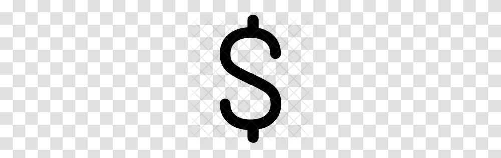 Premium Dollar Sign Icon Download, Rug, Pattern, Alphabet Transparent Png