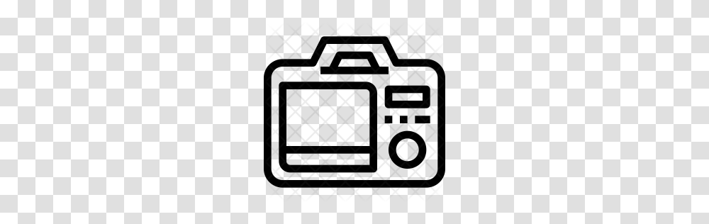 Premium Dslr Camera Icon Download, Rug, Pattern, Grille, Texture Transparent Png