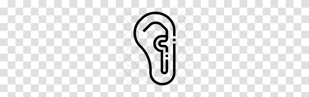 Premium Ears Icon Download, Pattern, Rug Transparent Png