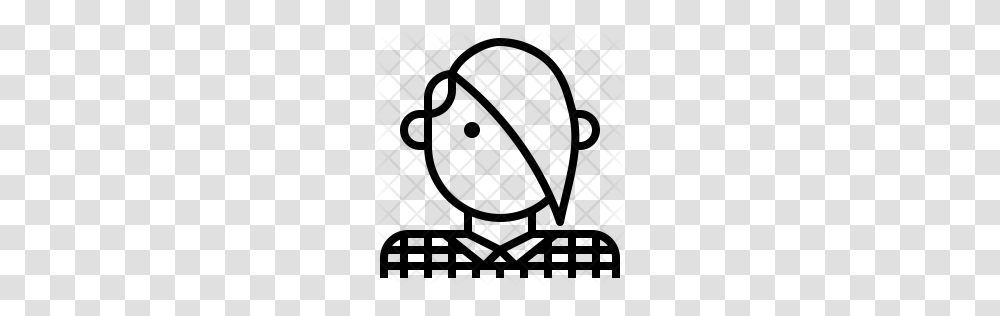 Premium Emo Man Icon Download, Pattern, Rug Transparent Png