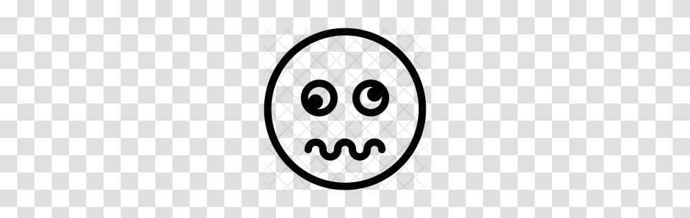 Premium Emot Scared Face Emotion Emoji Icon Download, Rug, Pattern, Alphabet Transparent Png