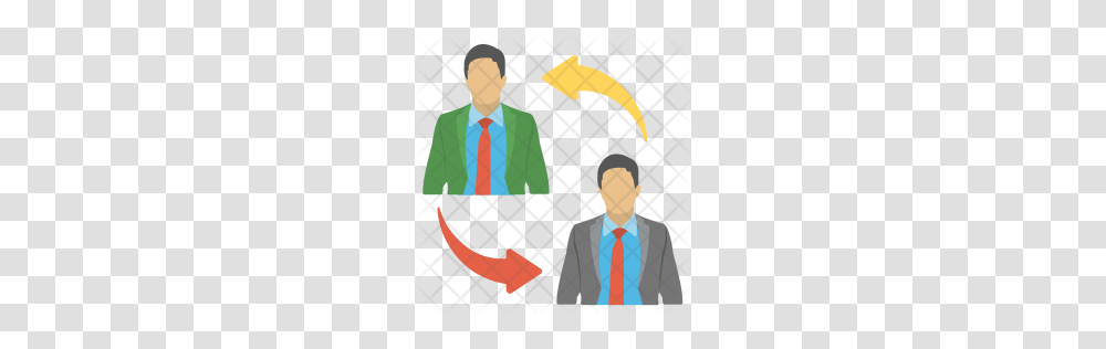 Premium Employee Turnover Icon Download, Tie, Accessories, Suit Transparent Png