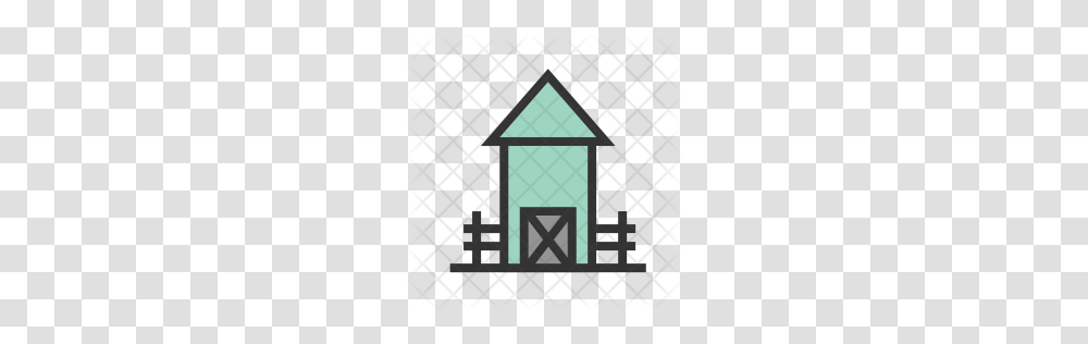 Premium Farmhouse Icon Download, Triangle, Rug, Pattern, Grille Transparent Png