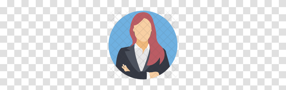 Premium Female Entrepreneur Icon Download, Logo, Trademark Transparent Png