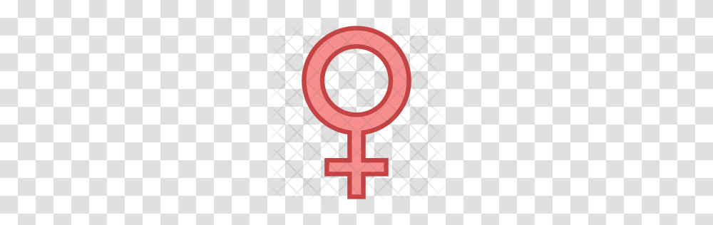 Premium Female Gender Icon Download, Cross, Label Transparent Png