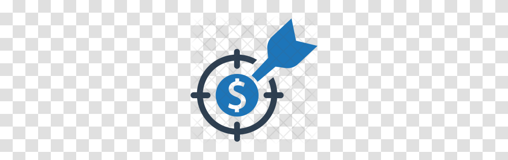 Premium Financial Goal Icon Download, Emblem, Weapon, Weaponry Transparent Png