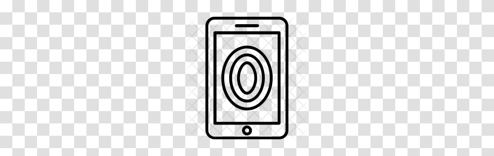 Premium Fingerprint Scanner Icon Download, Rug, Pattern Transparent Png