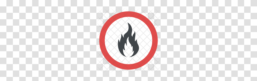 Premium Fire Hazard Sign Icon Download, Logo, Trademark, Rug Transparent Png