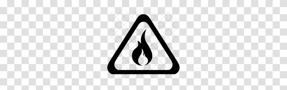 Premium Fire Warning Icon Download, Rug, Pattern, Texture, Back Transparent Png