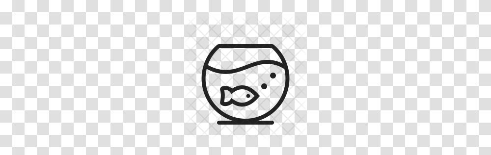 Premium Fish Bowl Icon Download, Rug, Label, Pattern Transparent Png