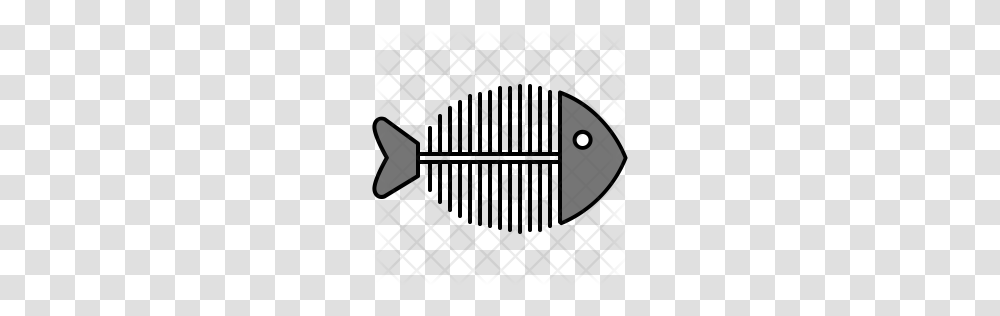 Premium Fish Skeleton Icon Download, Rug, Pattern, Grille Transparent Png
