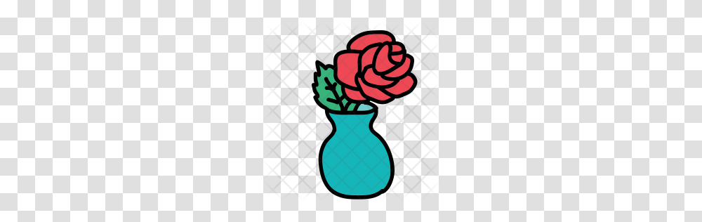 Premium Flower Vase Icon Download, Hand, Fist, Light Transparent Png
