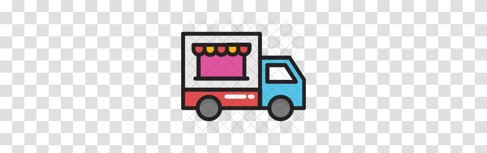 Premium Food Truck Icon Download, Vehicle, Transportation, Fire Truck, Bus Transparent Png
