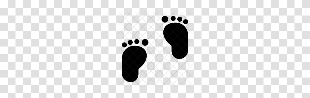 Premium Footprint Icon Download, Rug, Pattern, Silhouette, Texture Transparent Png