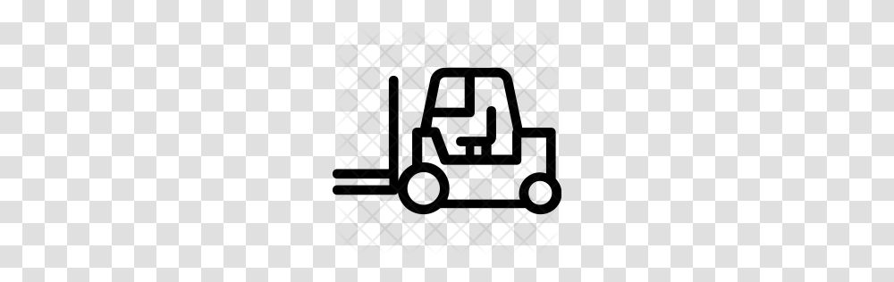 Premium Forklift Truck Icon Download, Rug, Pattern, Texture, Grille Transparent Png