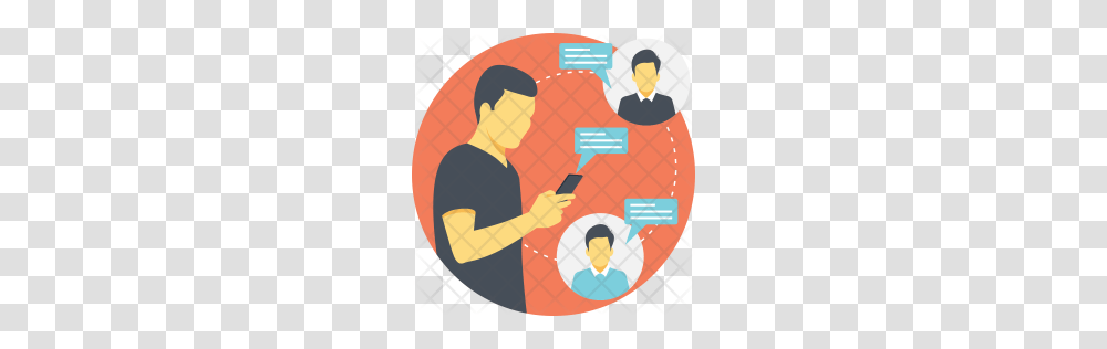 Premium Friends Communication Icon Download, Person, Outdoors, Female Transparent Png