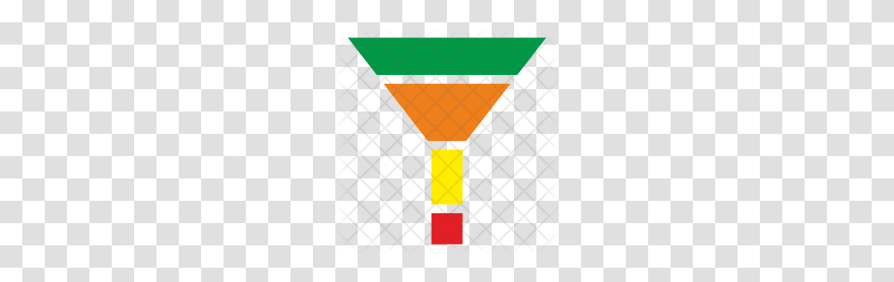 Premium Funnel Icon Download, Triangle, Light, Rug, Lighting Transparent Png