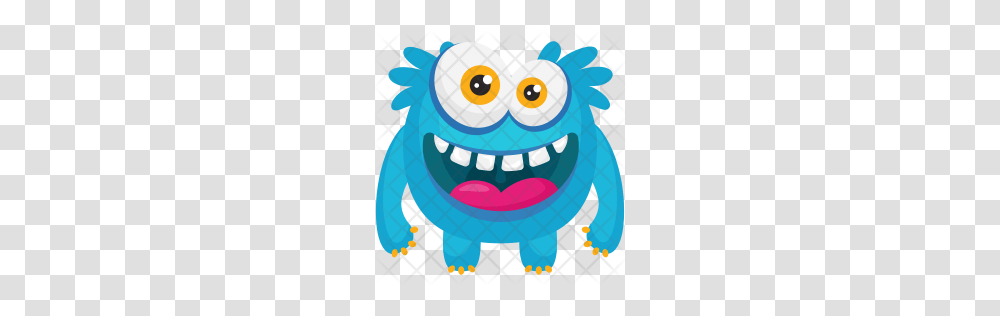 Premium Funny Monster Icon Download, Pac Man, Pinata, Toy, Outdoors Transparent Png