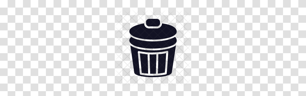 Premium Garbage Dustbin Remove Recycle Icon Download, Jar, Cylinder, Rug, Bottle Transparent Png