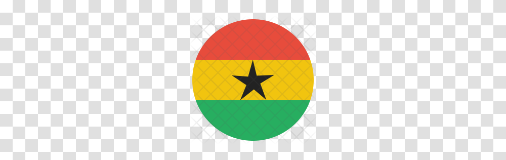 Premium Ghana Icon Download, Balloon, Star Symbol, Logo Transparent Png