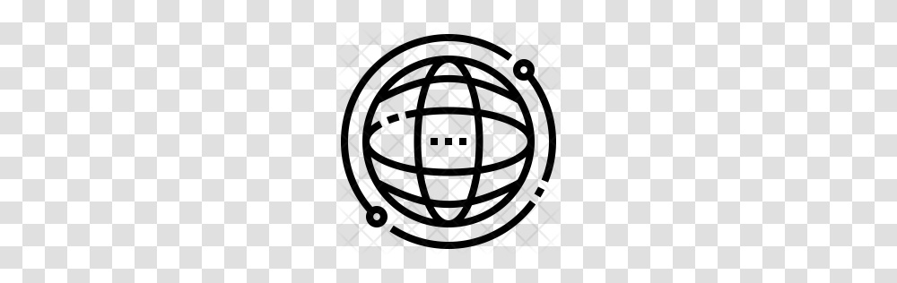 Premium Global Network Icon Download, Rug, Pattern Transparent Png