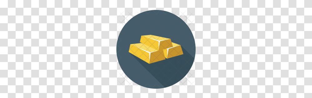 Premium Gold Icon Download, Food, Rubix Cube, Butter Transparent Png