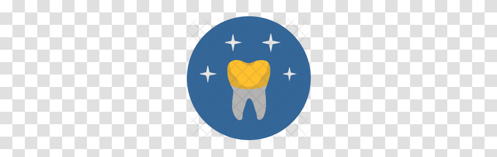 Premium Gold Teeth Icon Download, Hand, Logo, Trademark Transparent Png