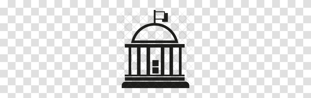 Premium Government Building Icon Download, Railing, Gate, Rug, Grille Transparent Png