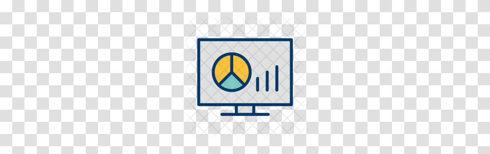 Premium Graphs Lcd Monitor Progress Chart Stats Bar Icon, Label, Logo Transparent Png