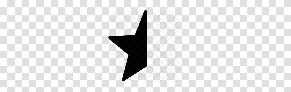 Premium Half Star Icon Download, Rug, Pattern, Texture, Grille Transparent Png