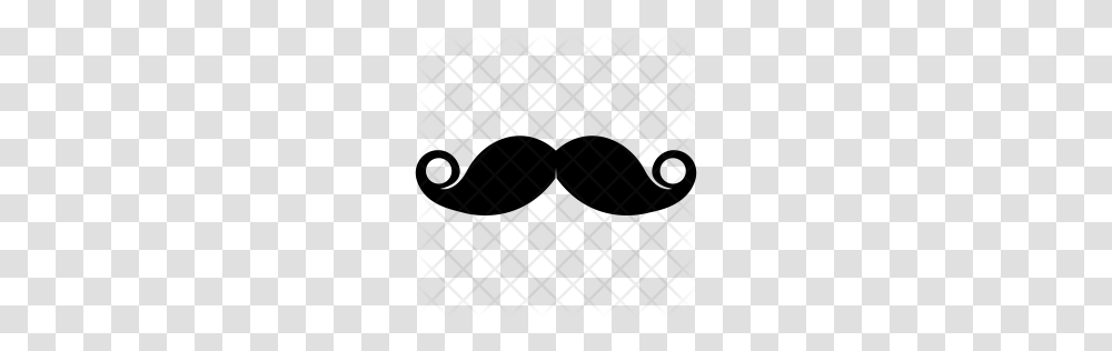 Premium Handlebar Mustache Icon Download, Rug, Silhouette, Pattern Transparent Png