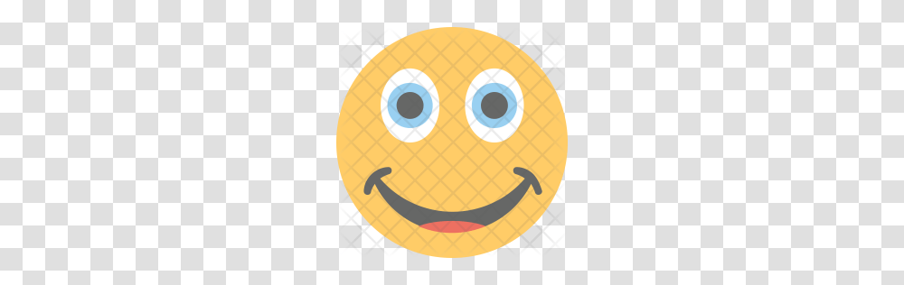 Premium Happy Emoji Icon Download, Food, Plant, Sweets, Rug Transparent Png